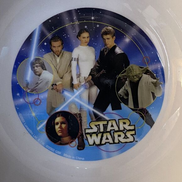 Vtg STAR WARS Attack of the Clones Cup & Bowl Set 2002 Lucasfilm General Mills - Picture 6 of 7